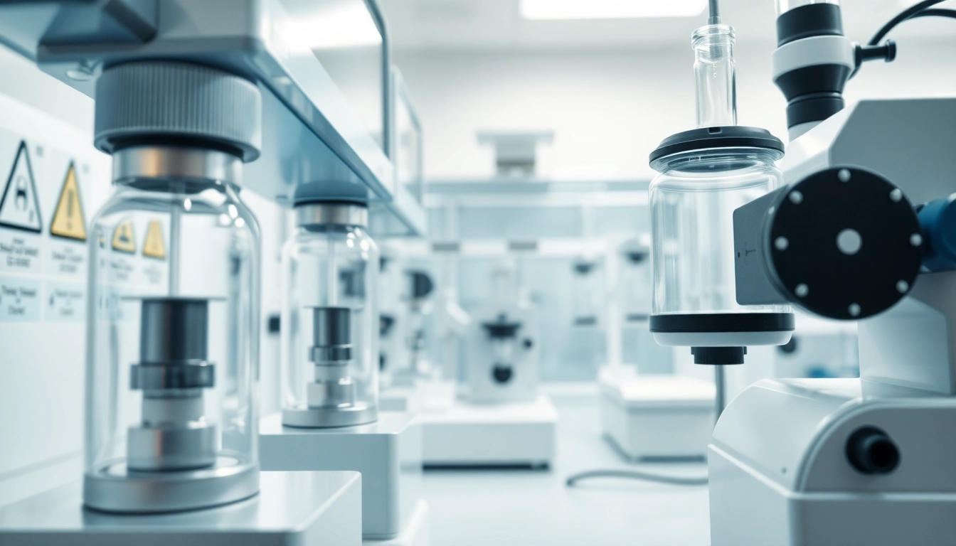 Hydrogen Peroxide detection setup highlighting advanced laboratory equipment and clear labels.