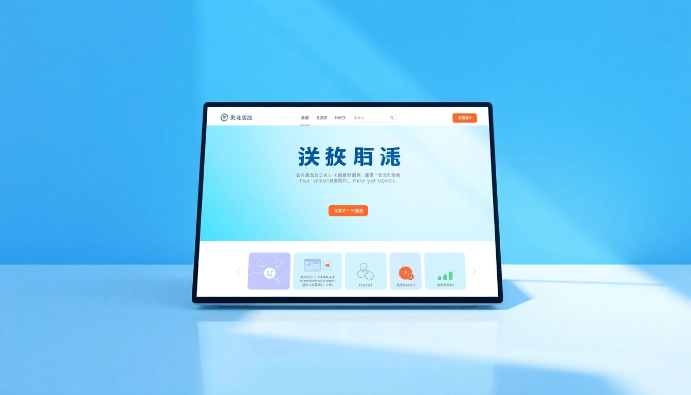 Navigate the interactive features of 美洽官网 with a clean, modern design emphasizing usability.