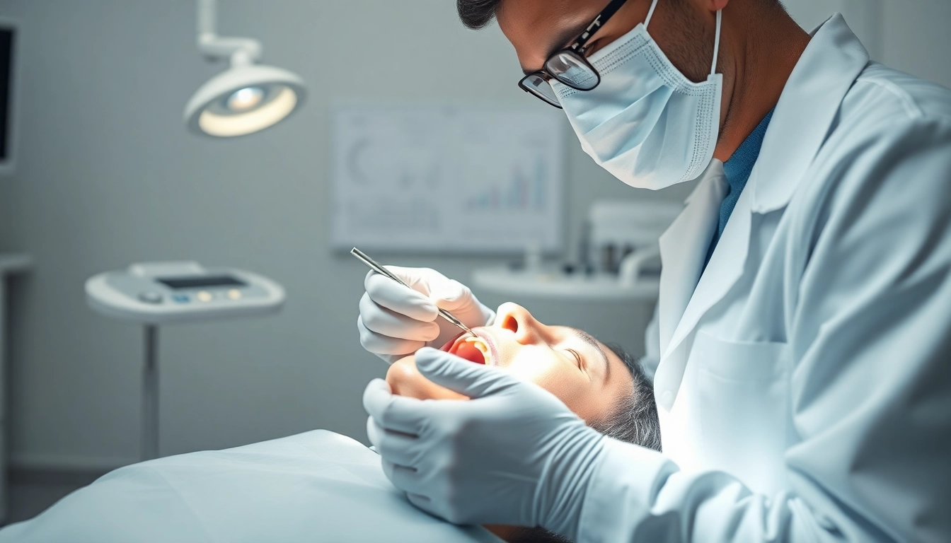 Repairing teeth with fillings and restorative work in a professional dental setting