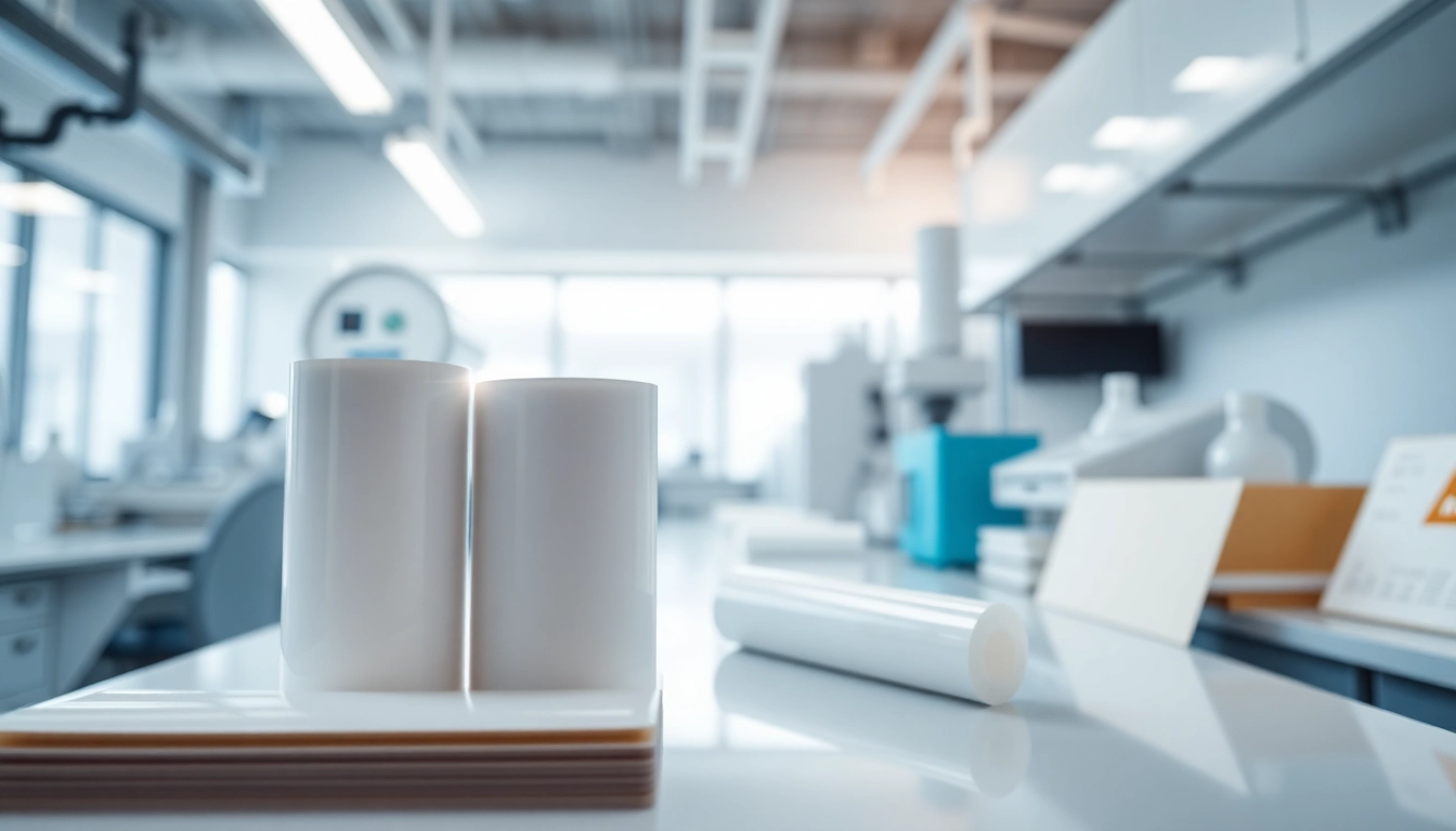 Explore https://www.makobond.com/adhesives-films showcasing advanced adhesive films in a lab setting.