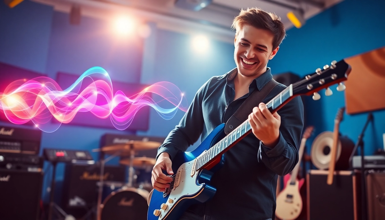 Boost your music with effective spotify promotion strategies in a vibrant studio setting.