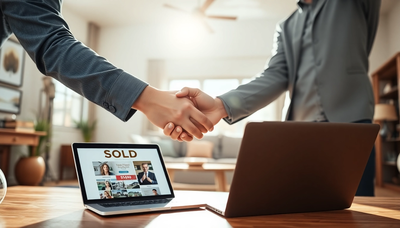 Homeowner expressing urgency to sell their house urgently in a handshake with a professional agent.