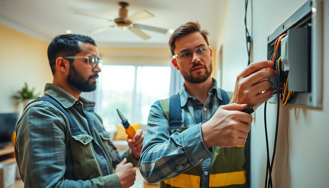 Expert Electrical Contractor Clearwater inspecting home wiring for safety and efficiency.