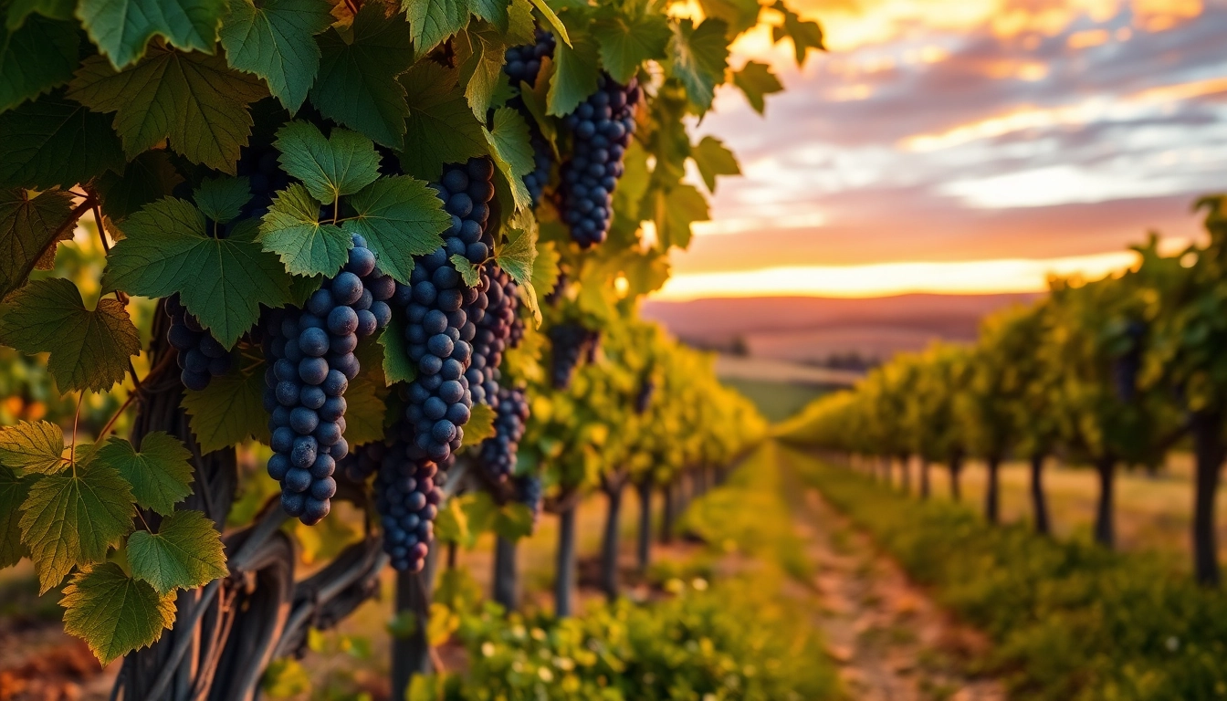 Visit beautiful wineries in Clarksburg highlighting lush vineyards and rustic wine barrels.