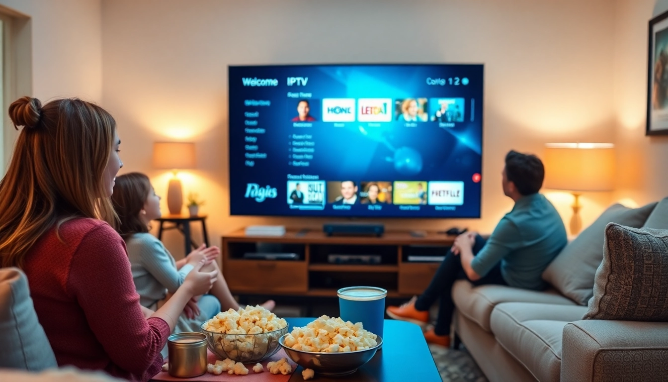 Abonnement iptv: Profitez d'une soirée cinéma conviviale avec la famille dans un cadre chaleureux.