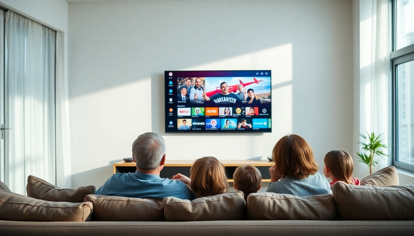 Utilisez le service IPTV pour une expérience de visionnage familial enrichissante.