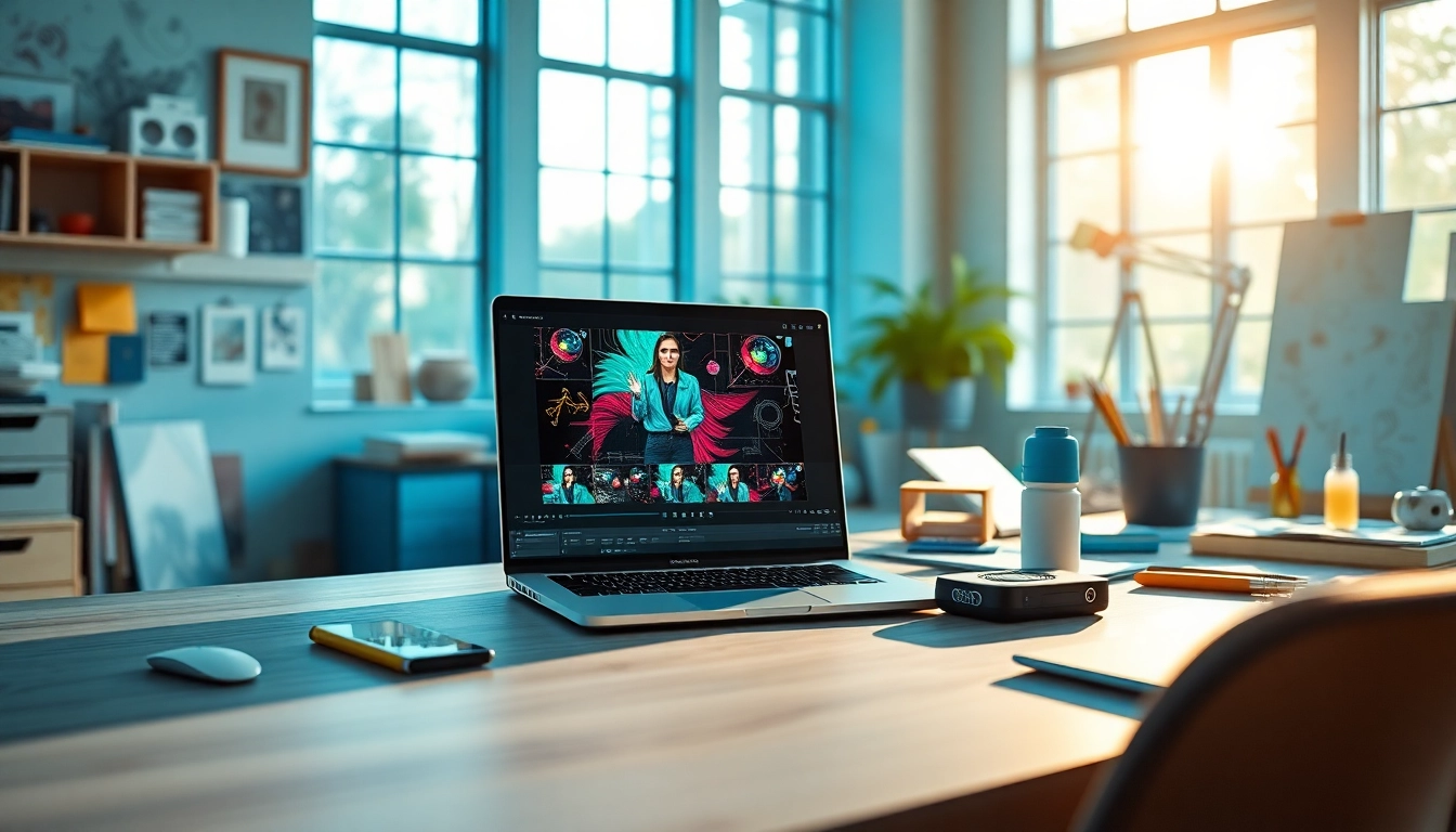 Creative workspace showcasing KlingAI Prompts in action with dynamic video generation.