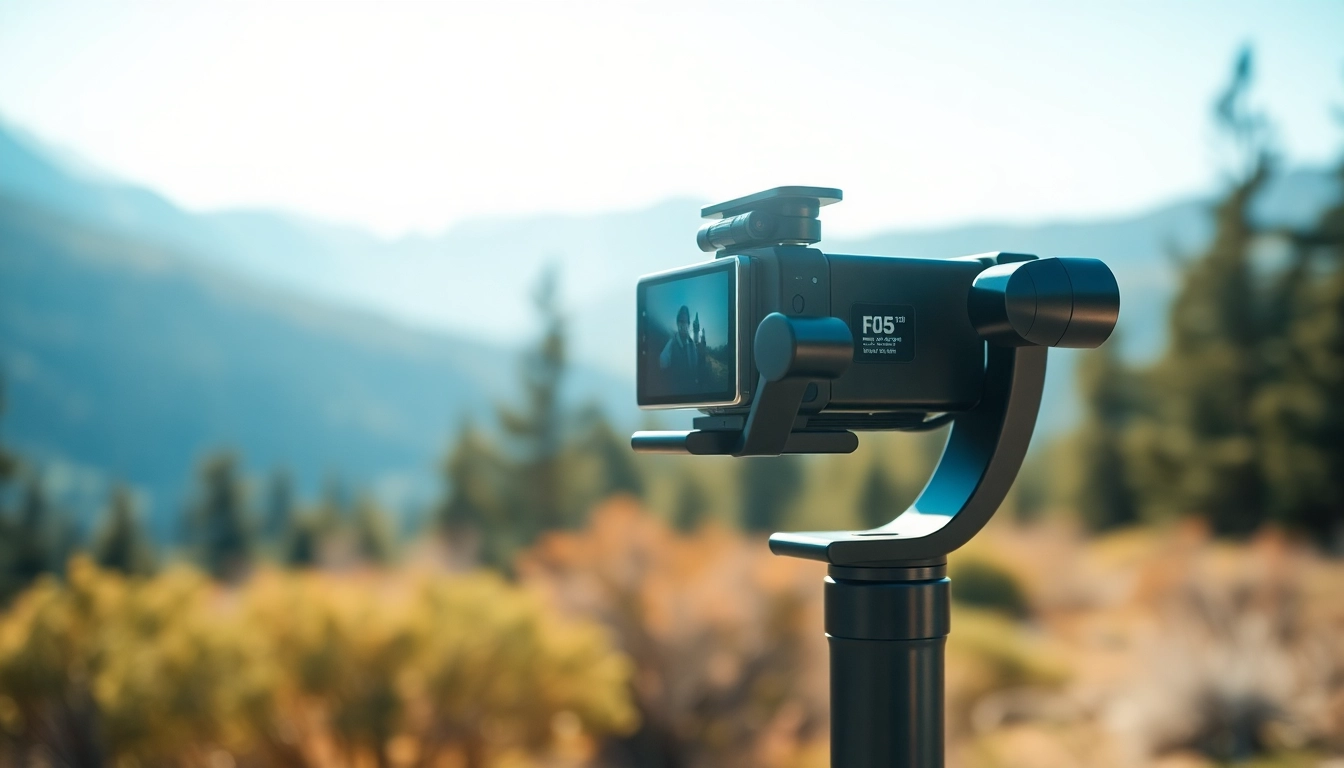 Capture stunning footage with a gimbal stabilizer​, designed for smooth, professional shots in nature.