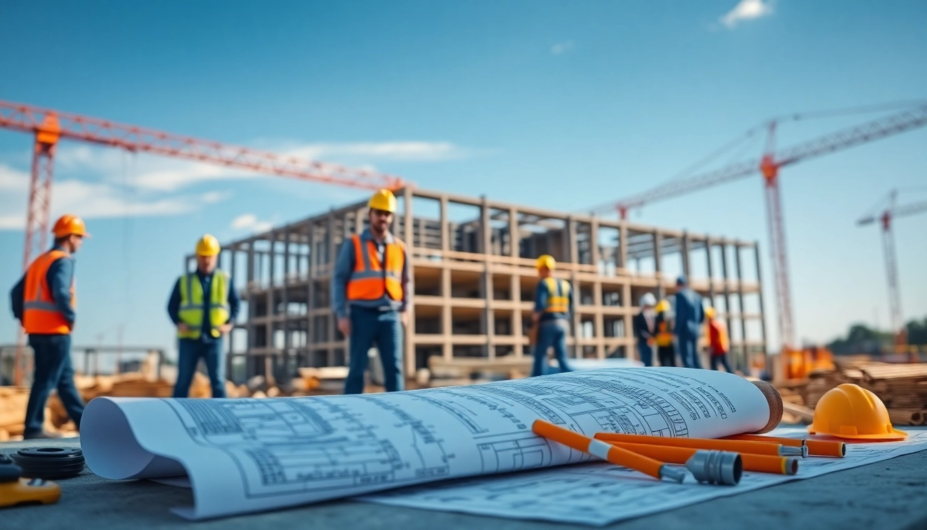 Highlighting a New Jersey Commercial General Contractor team engaged in an active construction project.